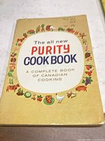 Front cover showing title and food motif border