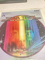 Front of RCA SelectaVision CED jacket with Star Trek artwork