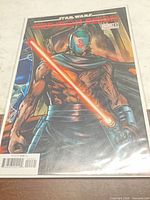 Front view of bagged Star Wars: Crimson Reign #4 variant comic