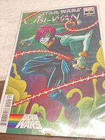 Front cover of bagged comic showing artwork and title