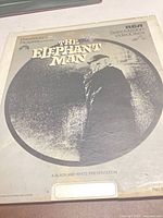 Front sleeve of The Elephant Man RCA SelectaVision VideoDisc