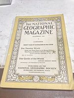 Front cover showing title, date, contents summary