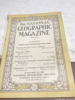 Front cover showing title, date, contents list, price