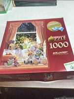 Front of Wrebbit 1000-piece puzzle box showing artwork and piece count