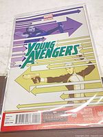 Front cover of Young Avengers #4 in protective sleeve