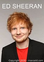 Portrait of Ed Sheeran used for promotional reference