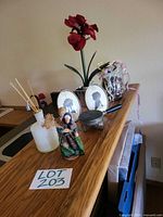 Group view of entire lot on countertop