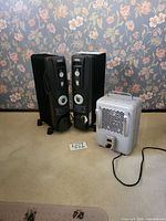 Group view of two DeLonghi radiators and one Titan heater