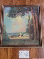full view of framed print