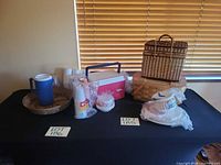 All items overview on table