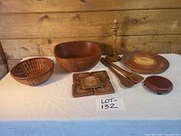 All items arranged on table showing full lot