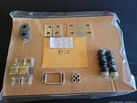 full kit sealed on cardboard showing sway bar hardware and bushings