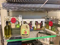 Shelf view showing all five Cucina packages