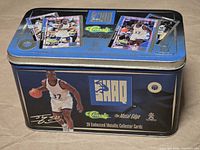 tin exterior showing branding and Shaquille O'Neal graphics