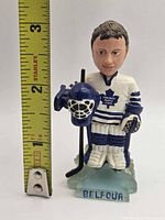 Front view with ruler showing height