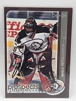 Front of signed O-Pee-Chee Prospects card