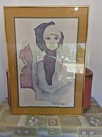 full view of framed print front
