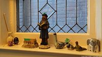 All items displayed on windowsill