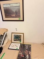All four framed prints displayed together