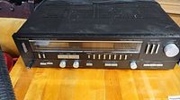 Front view of Technics SA-222 receiver showing controls and display