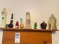 Full shelf view showing all nine items