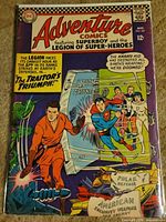 Full front cover showing title, characters, and overall condition in bag