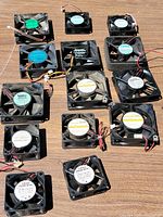 Full layout of 14 fans