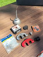 All items on tabletop showing full lot