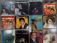 Front view of all 12 album jackets