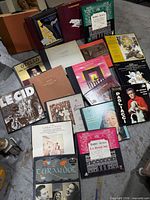 Group shot of approx. 25 classical and opera LP boxed sets showing titles and label logos