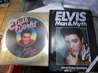 Front covers of both Elvis books