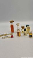 Group shot of all perfume minis and vials