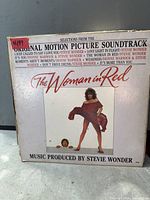 Front jacket of The Woman in Red soundtrack LP