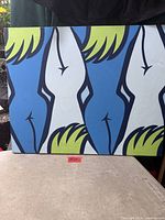 Front view of the 20" x 16" vinyl print showing full artwork