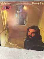 Front cover of Kenny Loggins Nightwatch LP showing jacket wear