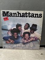 Front cover of The Manhattans LP showing artwork and catalog imprint