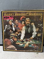 Front cover Kenny Rogers The Gambler showing artwork and wear