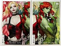 Front covers of both bagged and boarded comics showing Artgerm connecting artwork