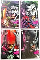 Group shot of all four variant comics