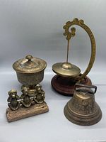 Group shot of all four metal items