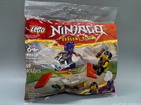 Front view of sealed LEGO NINJAGO Dragons Rising 30675 polybag