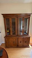 Full view of china cabinet hutch front