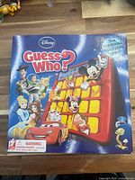 Front of Guess Who? Disney Edition box showing graphics and branding