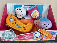 Front of sealed Ami Amis Pet Set Multipack showing all four plush items in packaging
