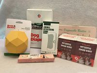 All packaged pet items grouped