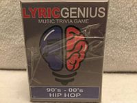Front view of sealed Lyric Genius Music Trivia Game box