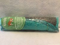 Rolled snuffle mat in plastic wrap full view