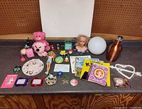 Overview of all items laid out on counter