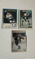 Fronts of the three Rob Blake cards