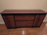 Front view showing entire dresser closed